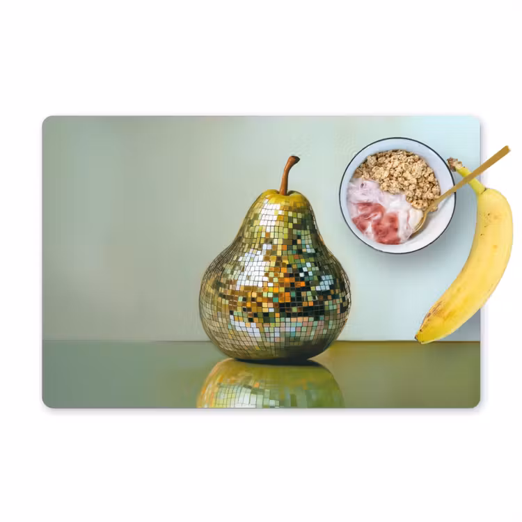 Tovagliette - Frutta - Discoteca - Arte - Glitter — 1
