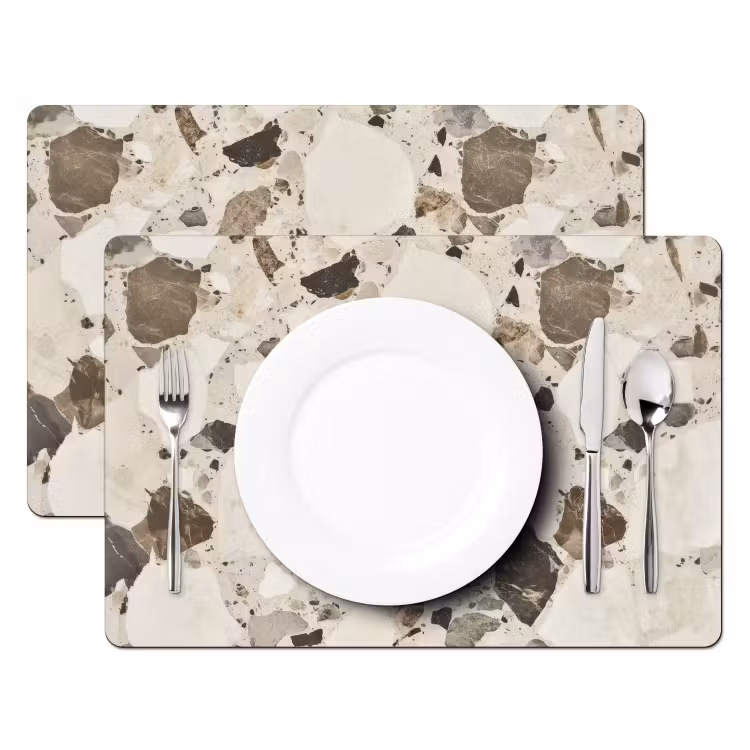 Tovagliette - Neutro - Pietre - Decorazione - Terrazzo — 2