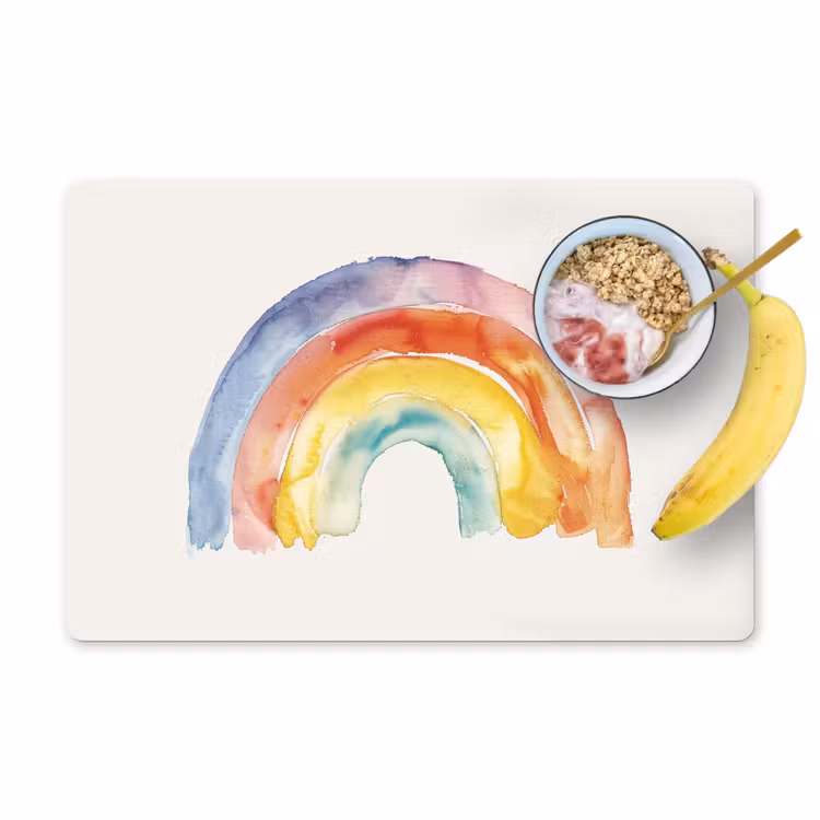 Tovagliette - Arcobaleno - Acquerello - Colorato — 1