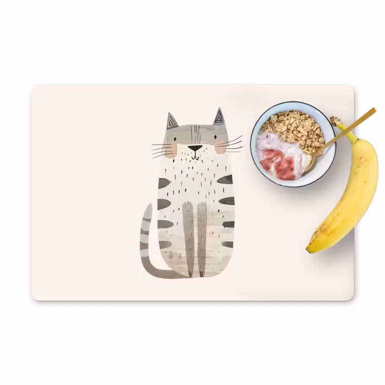 Tovagliette - Gatto - Animali - Beige — 1