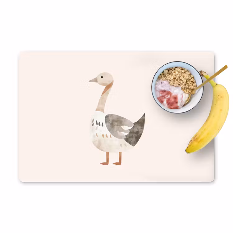 Tovagliette - Oca - Animale - Colori pastello — 1