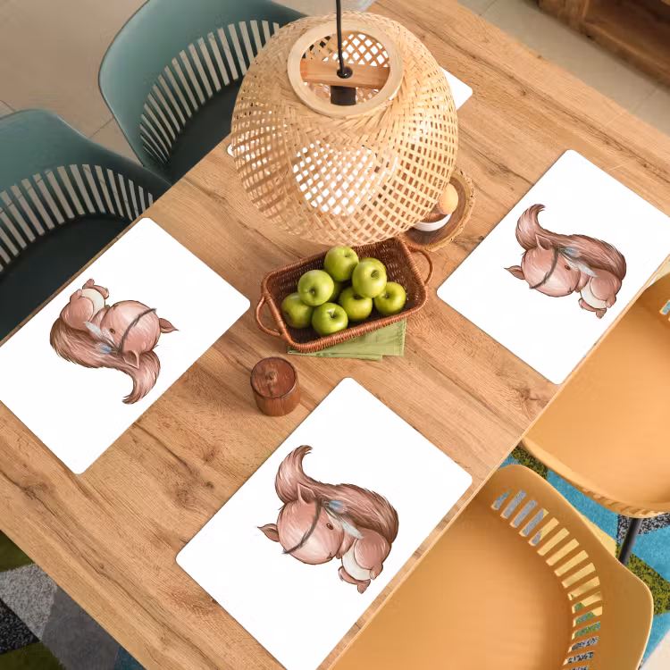 Tovagliette - Scoiattolo - Animale - Animali della foresta - Marrone — 3
