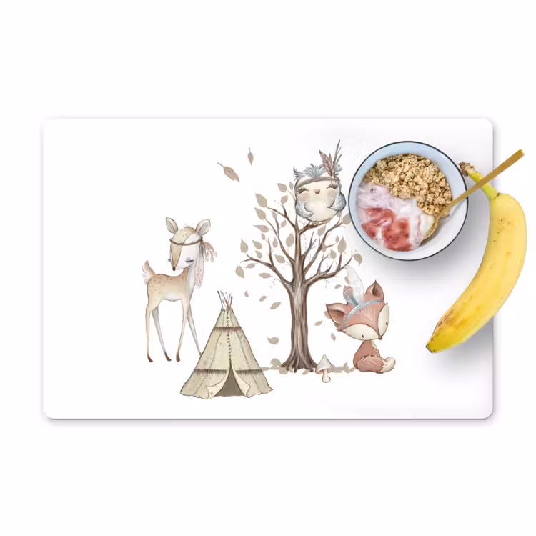 Tovagliette - Animali selvatici - Foresta - Illustrazione — 1