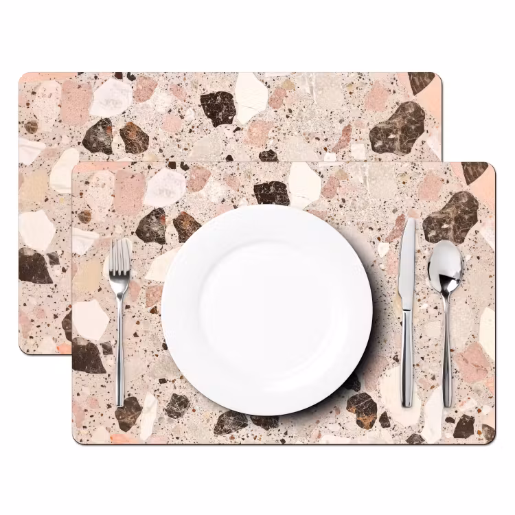 Tovagliette - Luce - Rosa - Terrazzo - Pietre — 2