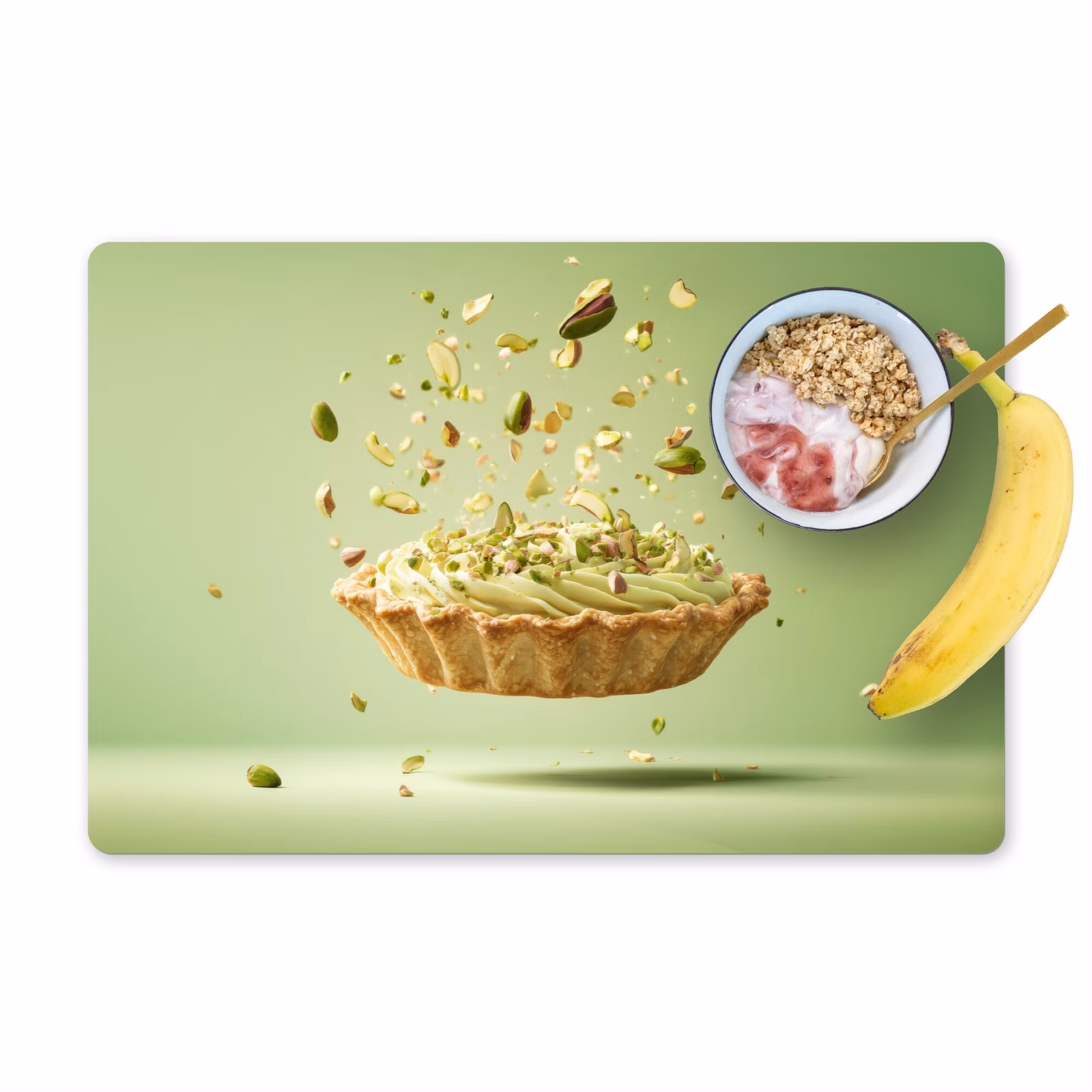 Tovagliette - Pistacchio - Torta - Noci - Cibo — 1