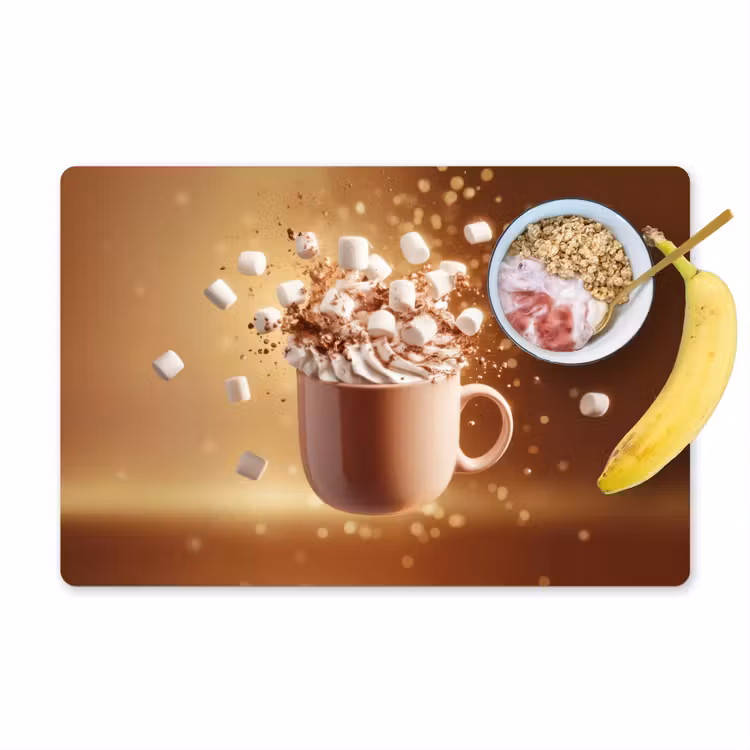 Tovagliette - Cioccolato - Bevanda - Caldo - Marrone — 1