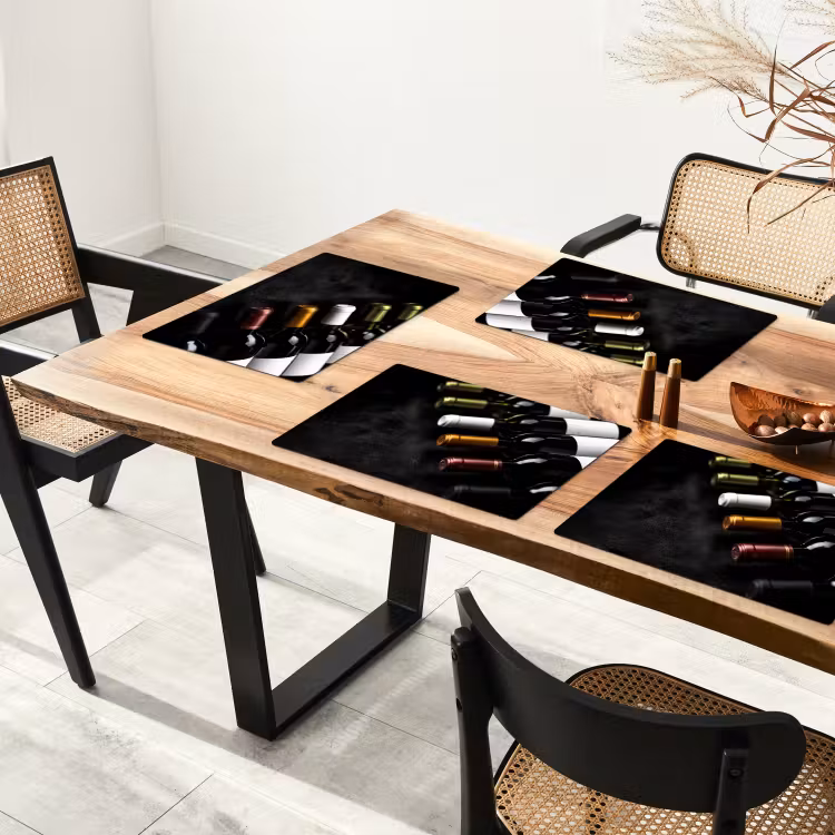Tovagliette - Vino - Bottiglie - Varietà - Sapori — 4