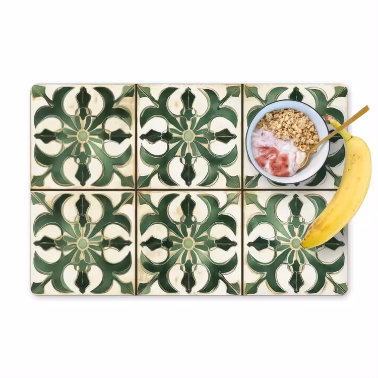 Tovagliette - Interni - Ceramica - Decorazione - Spagnolo — 1