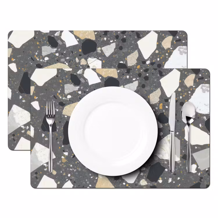 Tovagliette - Terrazzo - Decorazione - Pietre — 2