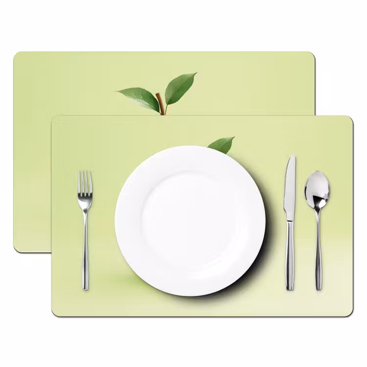 Tovagliette - Verde - Discoteca - Decorazione - Mela — 2