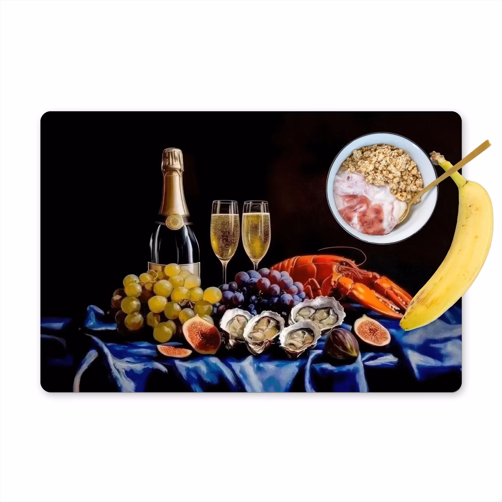 Tovagliette - Champagne - Lusso - Ostriche — 1