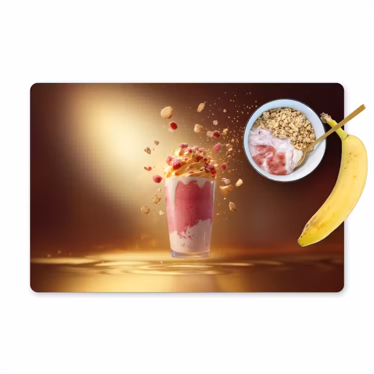 Tovagliette - Lampone - Frullato - Bevanda - Rosa — 1