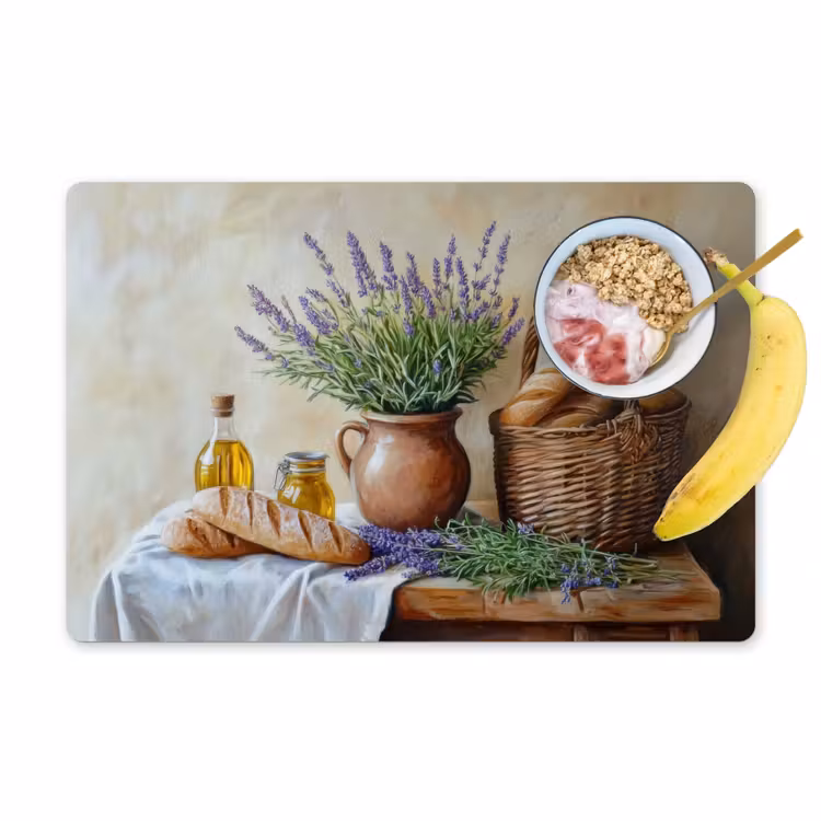 Tovagliette - Lavanda - Pane - Natura morta — 1