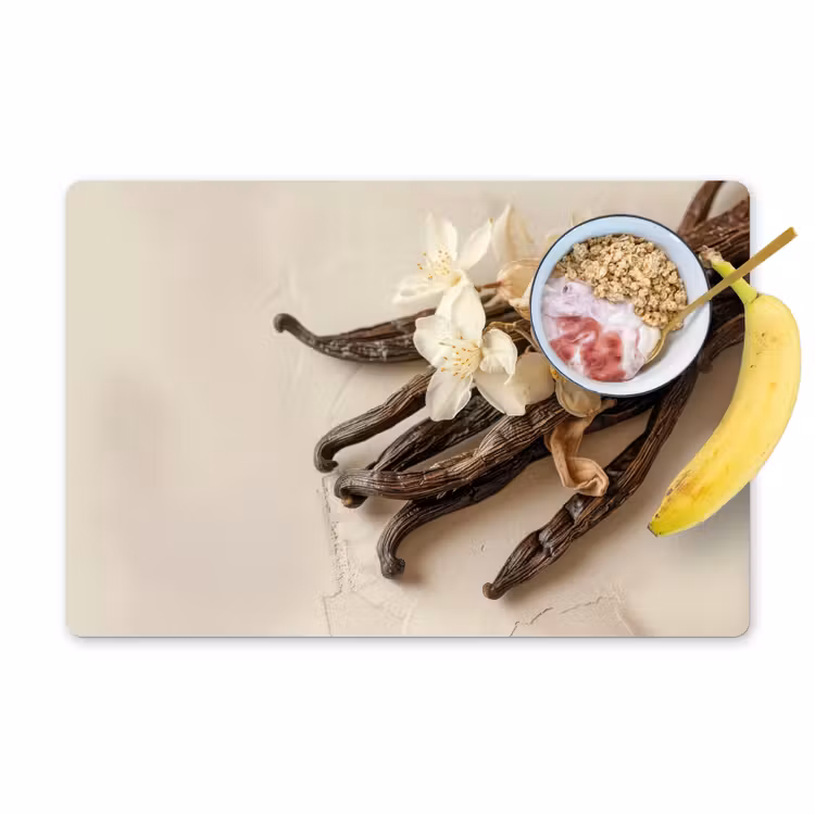 Tovagliette - Vaniglia - Floreale - Beige — 1