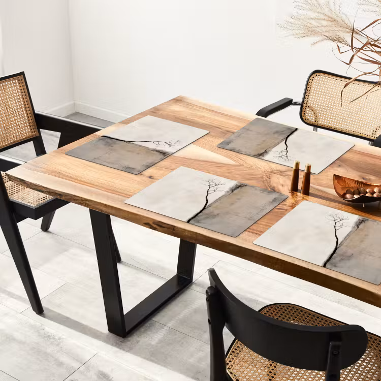 Tovagliette - Wabi sabi - Pianta - Beige — 4