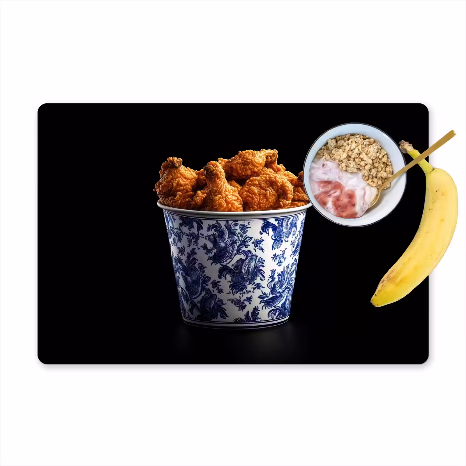 Tovagliette - Pollo - Secchio - Blu Delft - Gustoso — 1