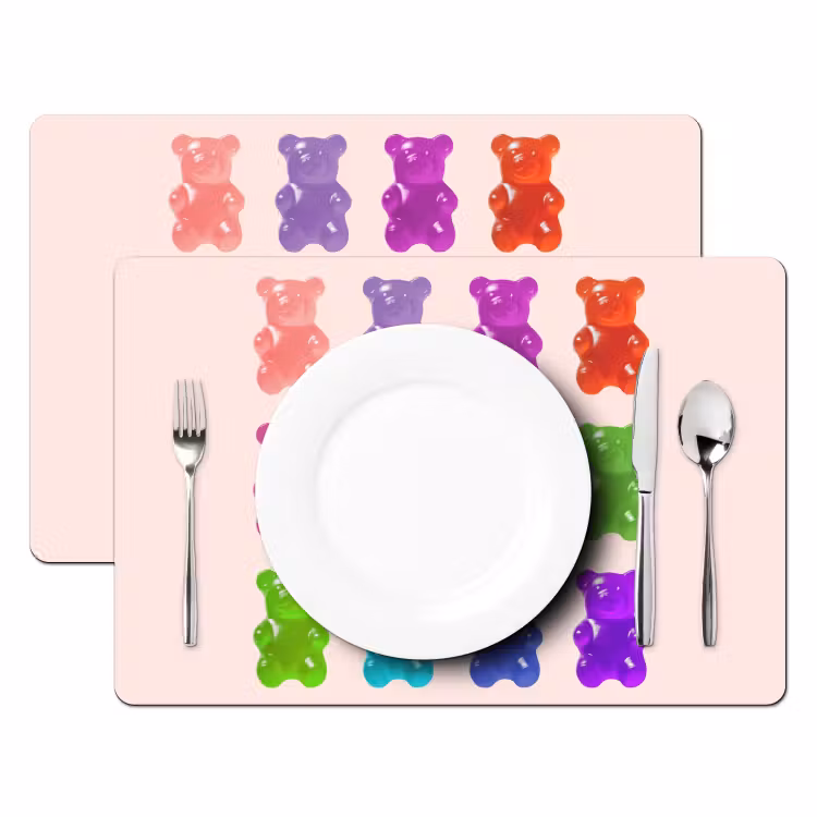 Tovagliette - Orso - Colorato - Caramella — 2