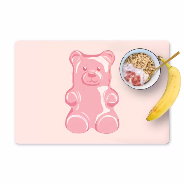 Tovagliette - Orso - Rosa - Caramella — 1