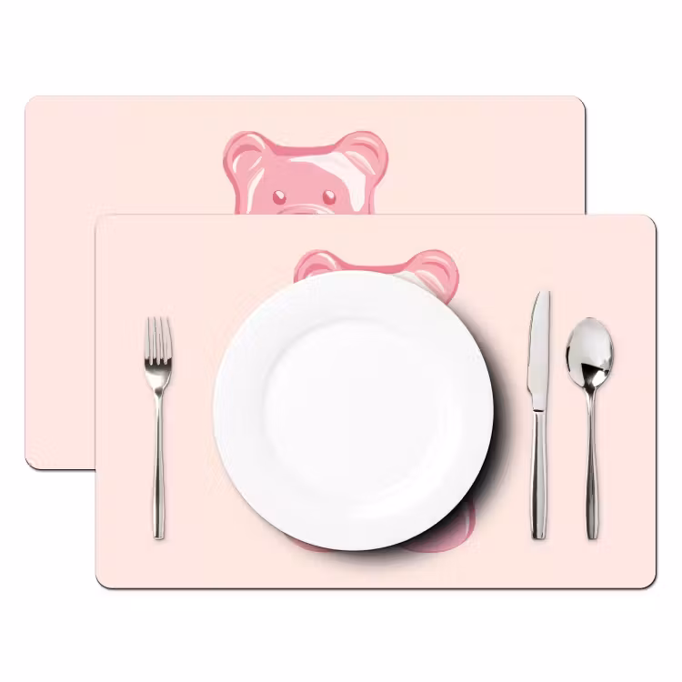 Tovagliette - Orso - Rosa - Caramella — 2