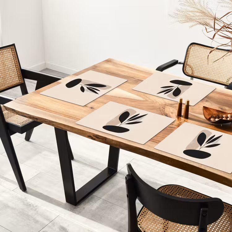 Tovagliette - Pianta - Beige - Giapponese — 4