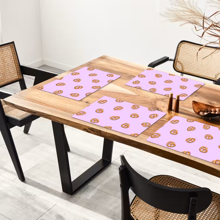 Tovagliette - Pretzel - Cibo - Viola — 4