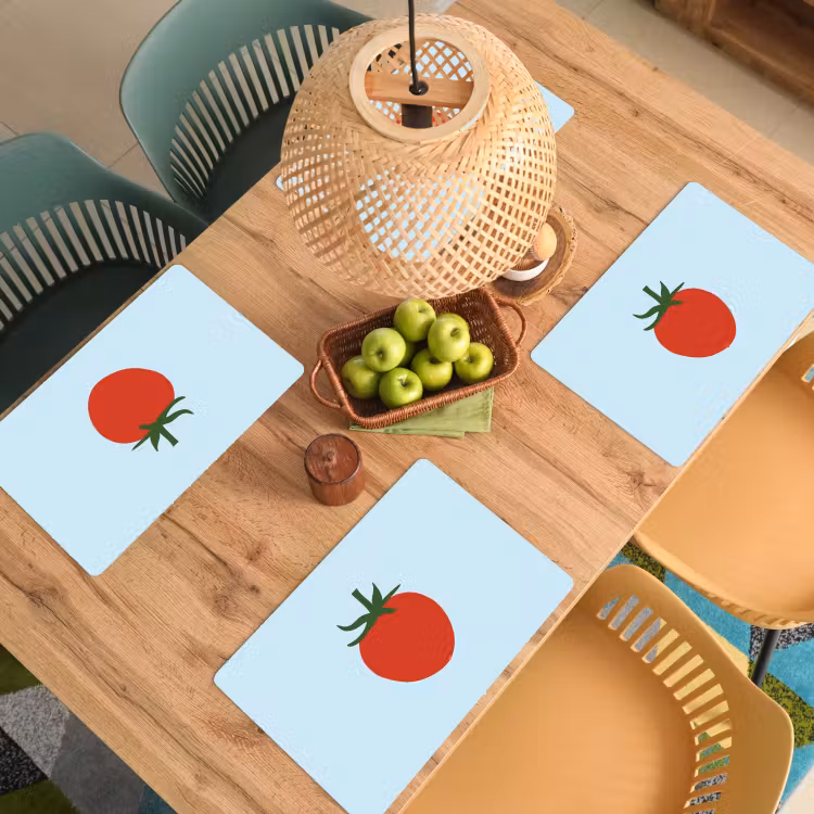 Tovagliette - Rosso - Pomodoro - Verdura — 3