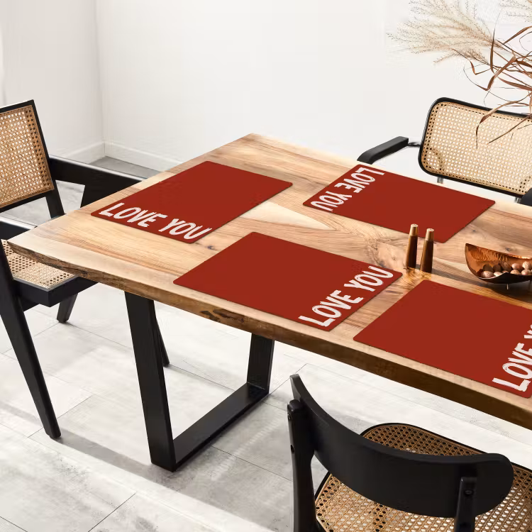 Tovagliette - Slant - Loveyou - Rosso — 4
