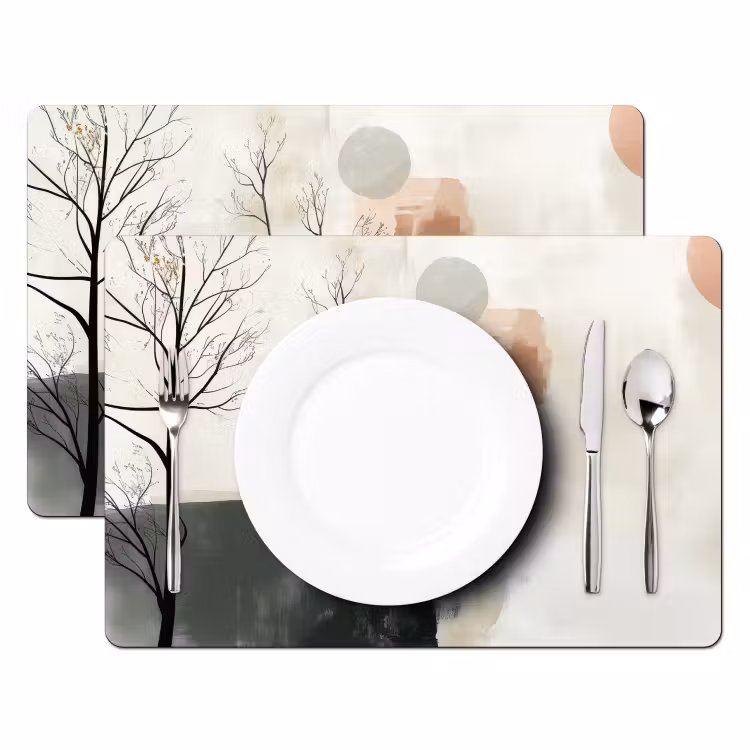 Tovagliette - Wabi sabi - Beige - Pianta — 2