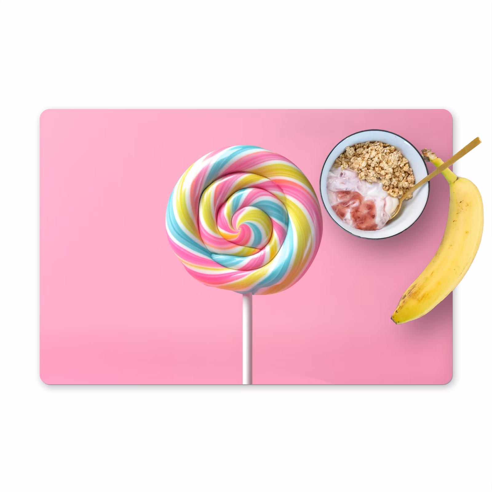 Tovagliette - Lecca-lecca - Rosa - Caramella - Dolce — 1