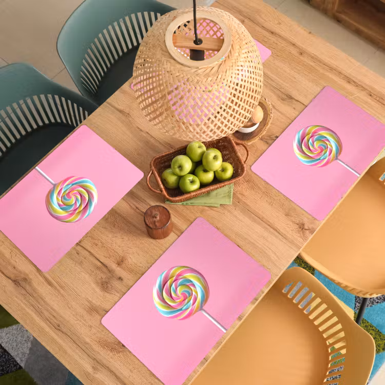 Tovagliette - Lecca-lecca - Rosa - Caramella - Dolce — 3