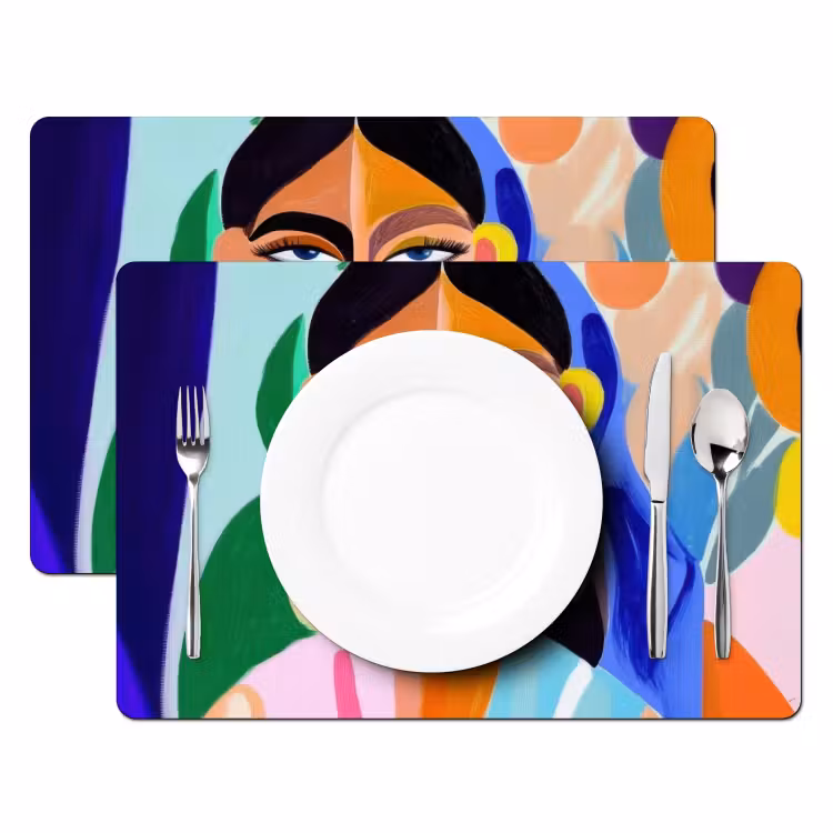 Tovagliette - Ritratto - Donna - Moderno — 2