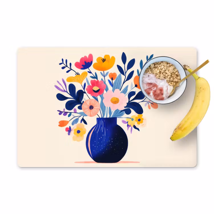 Tovagliette - Vaso - Fiori - Bouquet — 1