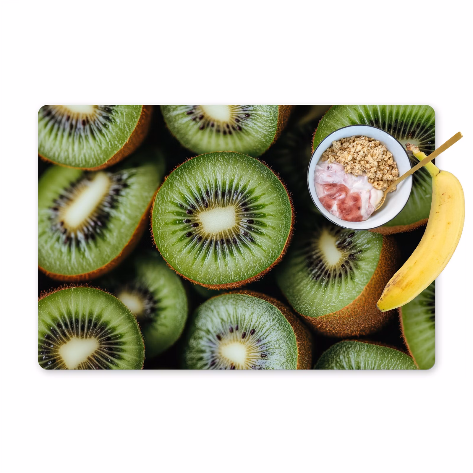 Tovaglietta in vinile - Kiwi - Frutta - Verde — 1