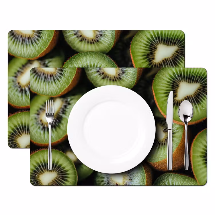 Tovaglietta in vinile - Kiwi - Frutta - Verde — 2