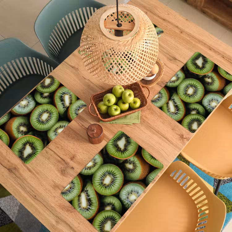 Tovaglietta in vinile - Kiwi - Frutta - Verde — 3