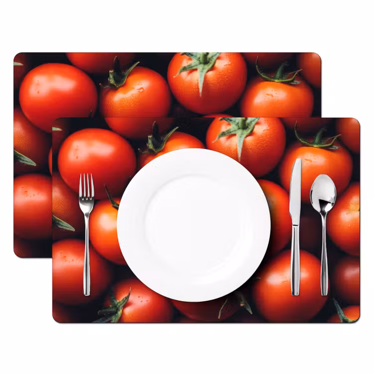 Tovaglietta in vinile - Verdure - Rosso - Pomodori — 2