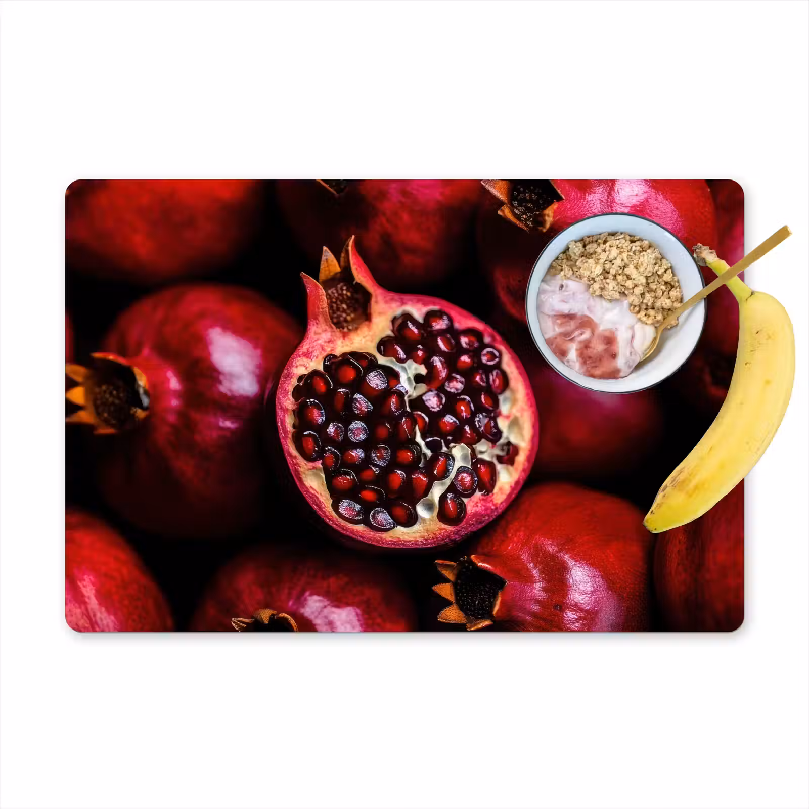 Tovaglietta in vinile - Melograno - Rosso - Frutta — 1