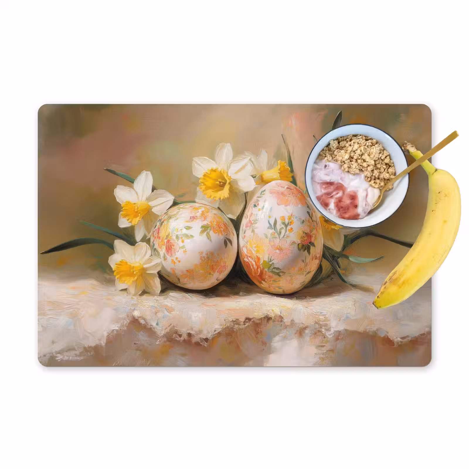 Tovaglietta – 6 pezzi - Fiori - Uova - Dipinti — 1