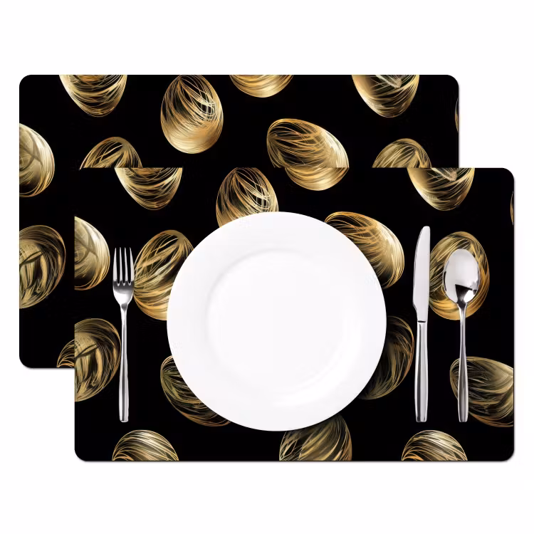 Tovaglietta – 6 pezzi - Uova - Oro - Modello — 2