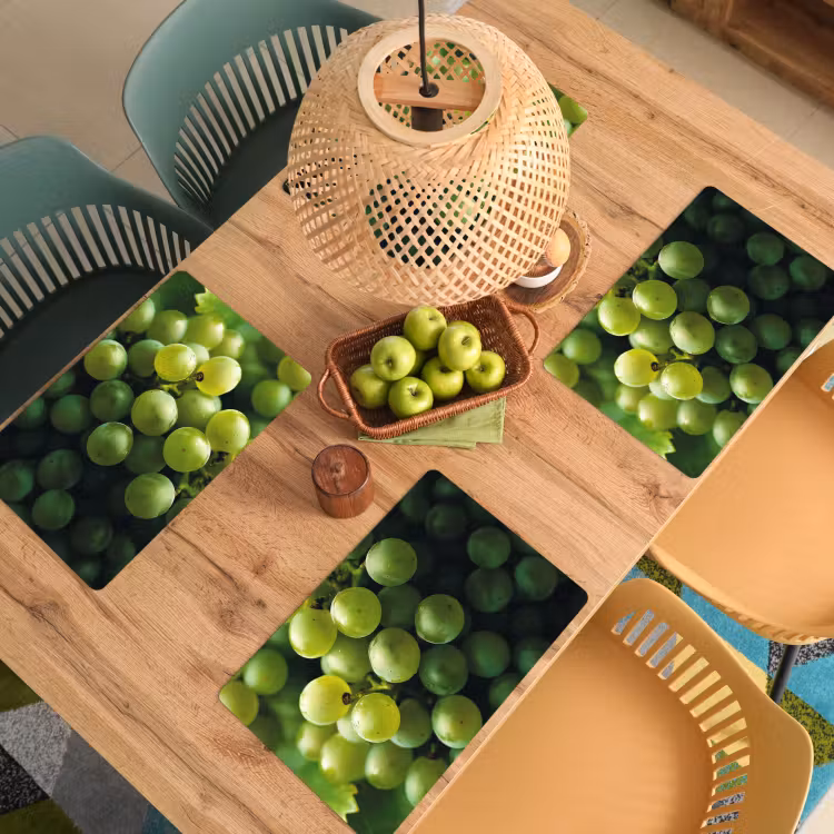 Tovaglietta in vinile - Uva - Grappolo - Verde — 3