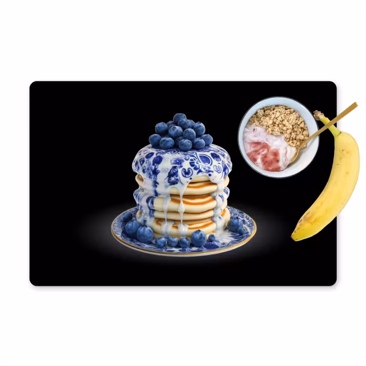 Tovagliette - Pancake - Mirtilli - Piatto — 1