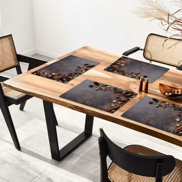 Tovagliette - Cannella - Natale - Marrone - Bronzo — 4