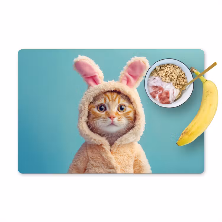 Tovagliette - Coniglietto di Pasqua - Gatto - Costume — 1