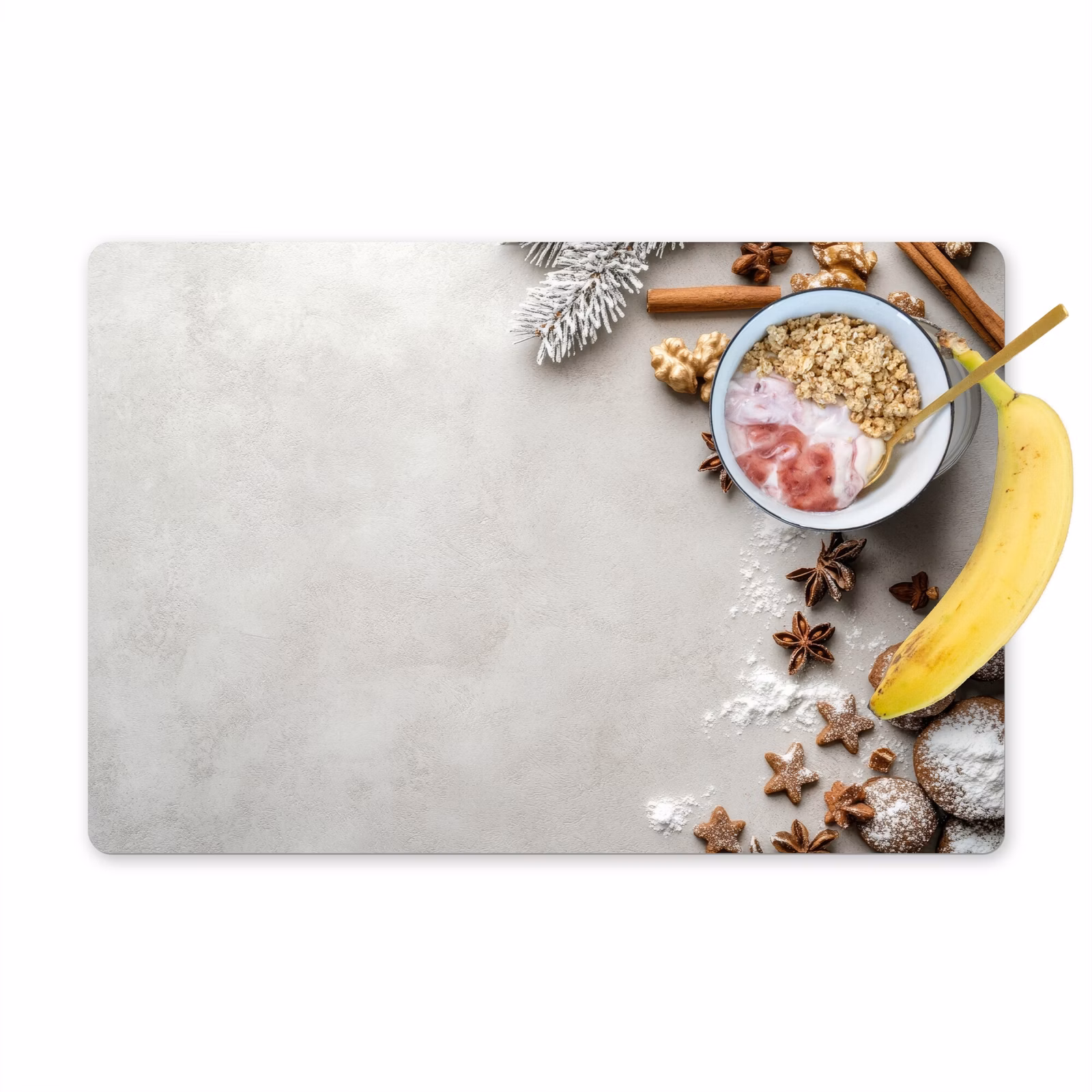 Tovagliette - Erbe - Inverno - Latte - Cemento — 1