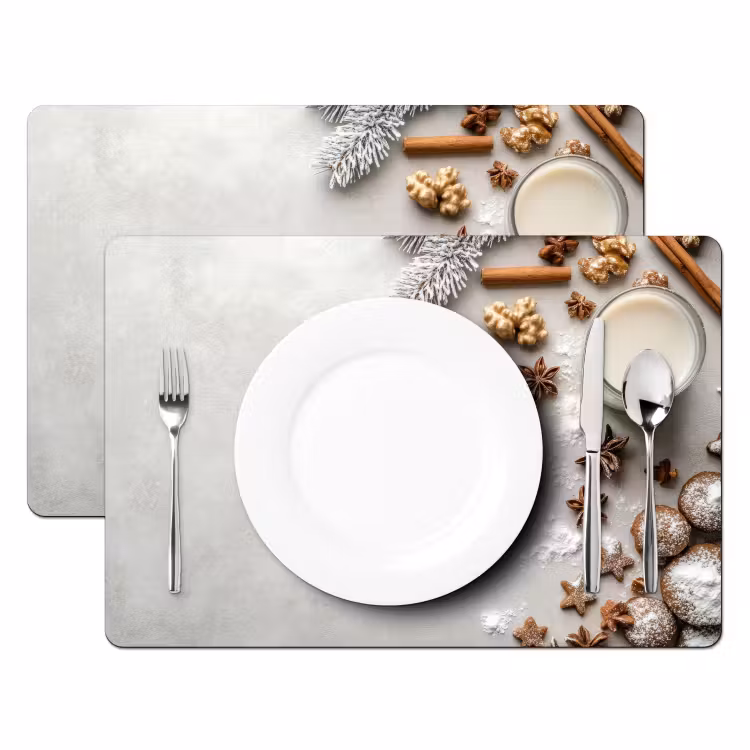 Tovagliette - Erbe - Inverno - Latte - Cemento — 2