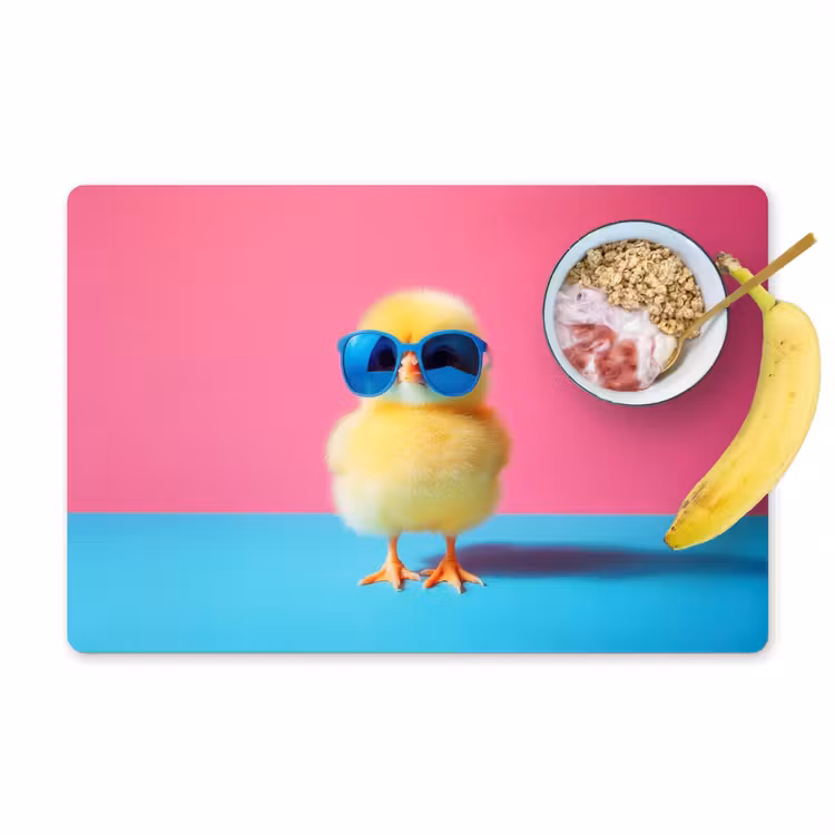 Tovagliette - Chick - Occhiali da sole - Blu — 1