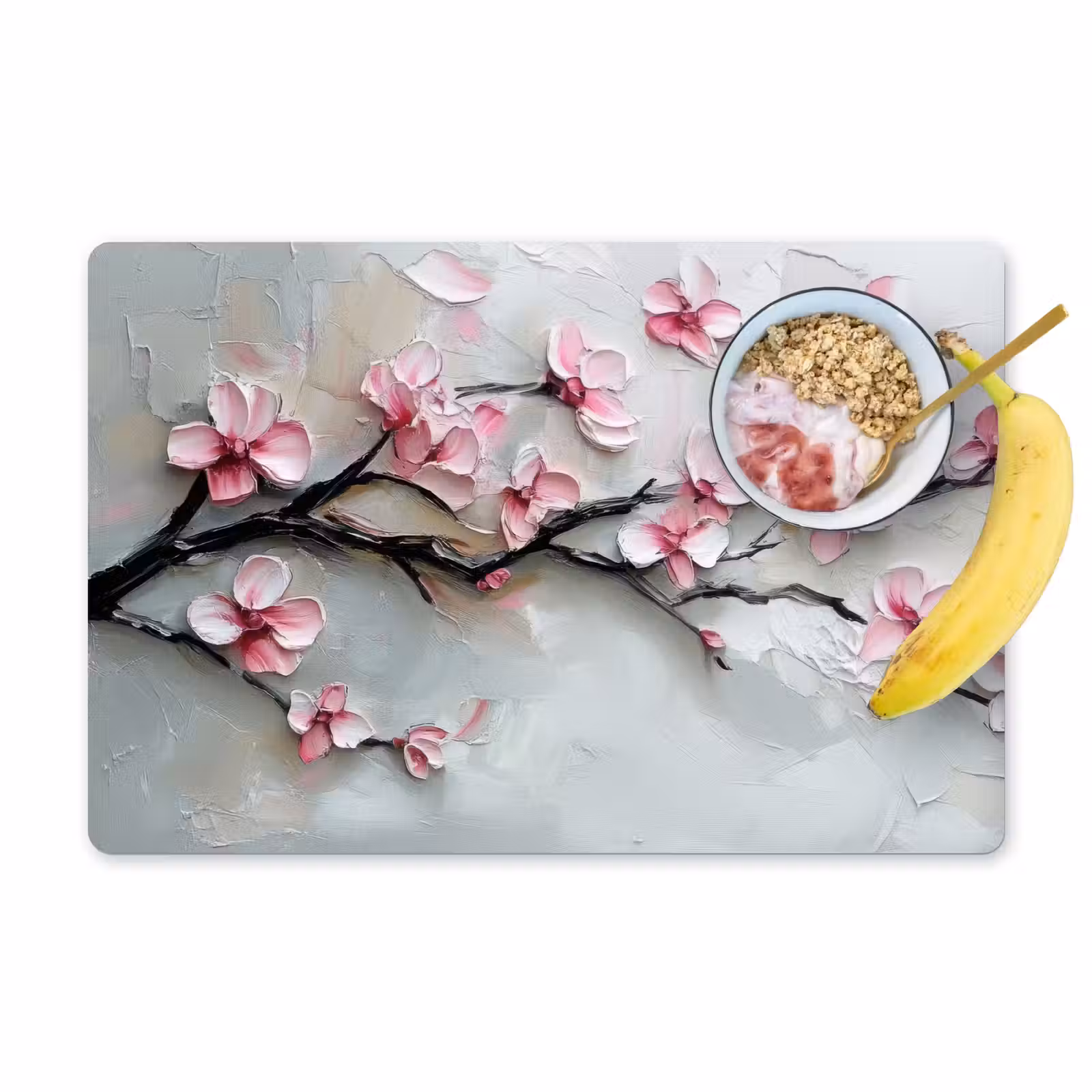 Tovaglietta in vinile - Fiore - Artistico - Rosa - Sakura — 1