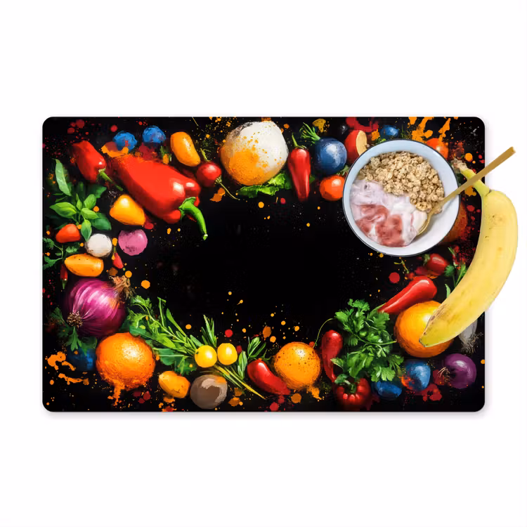 Tovagliette - Verdure - Graffiti - Colorati - Cucina - Astratto — 1