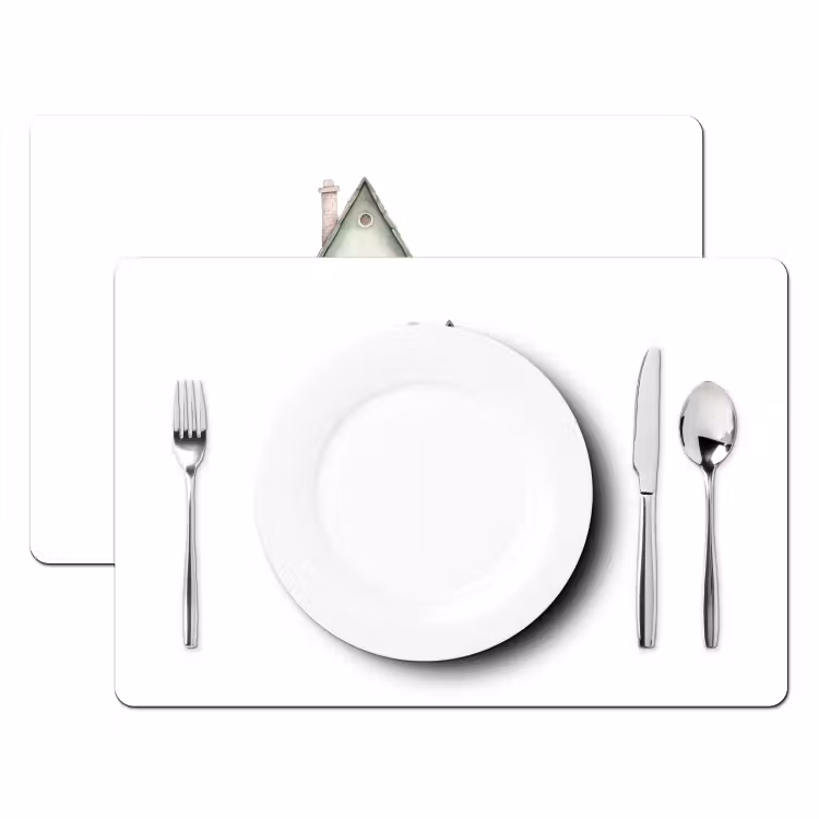 Tovagliette - Cottage - Verde - Testo - Amorevole — 2