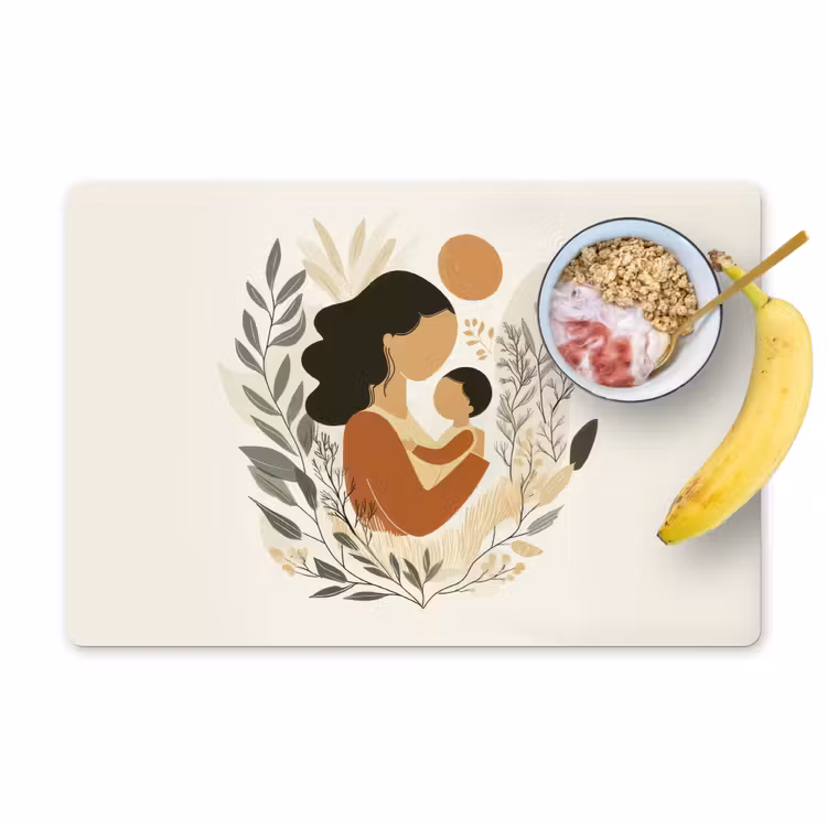 Tovagliette - Illustrazione - Madre - Bambino - Amorevole — 1